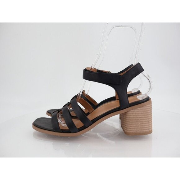 Vionic Maisy Sandals Womens Size 9.5 Block Heel Slingback Strappy Black - Picture 4 of 10